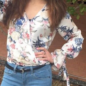 Long sleeve blouse